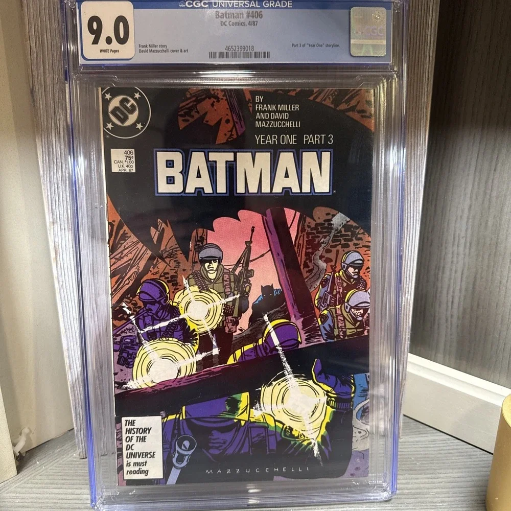 Batman (1987) # 406‎ (CGC 9.0WP) Frank Miller Story & David Mazzucchelli Art